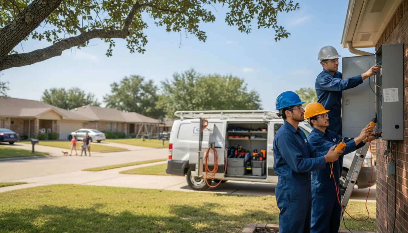 Certified electrician providing emergency electrical services in Conde, SD